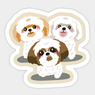 puppies stickers